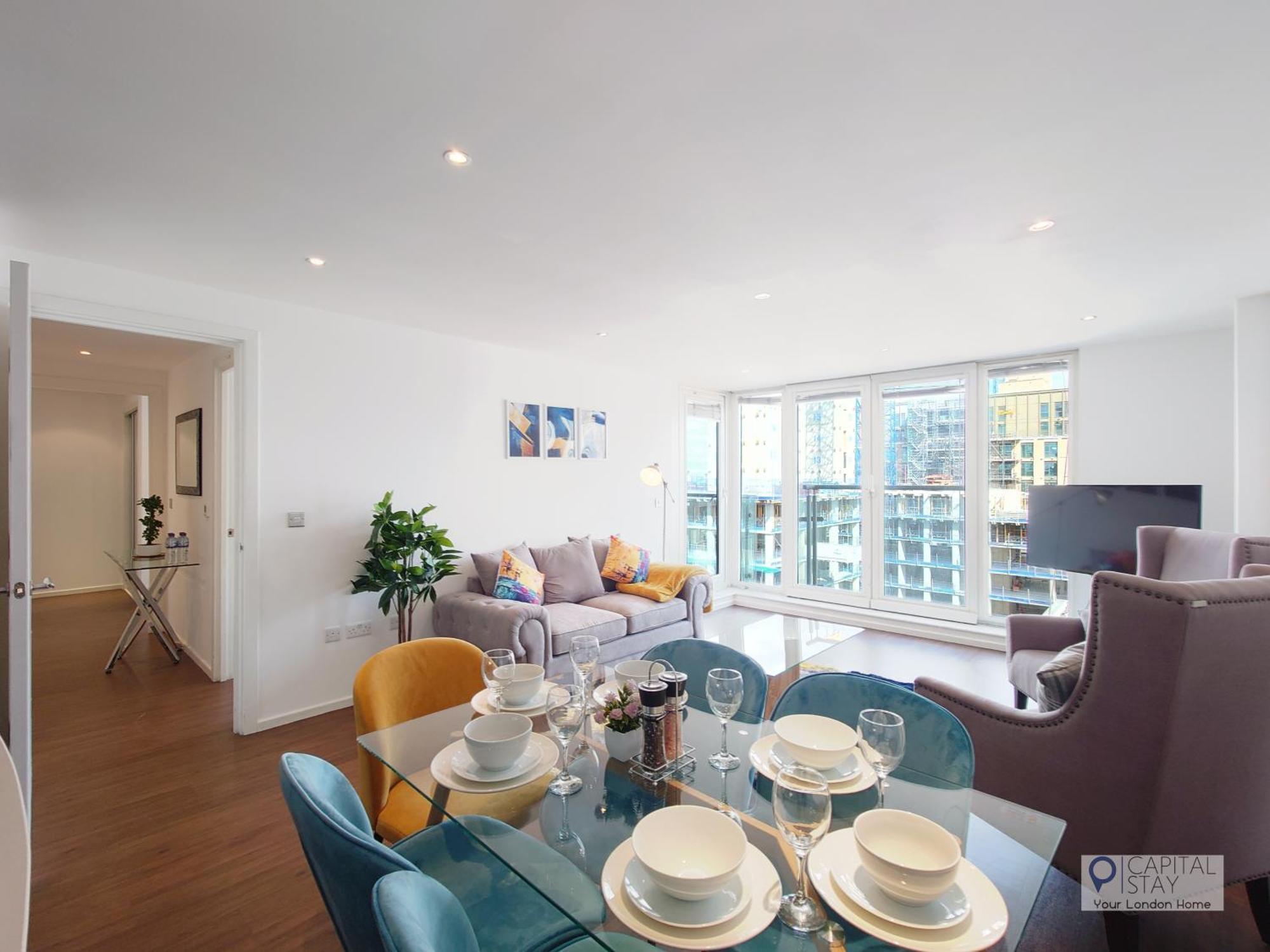 Deluxe Two Bed Apartment By London Excel & O2 Dış mekan fotoğraf