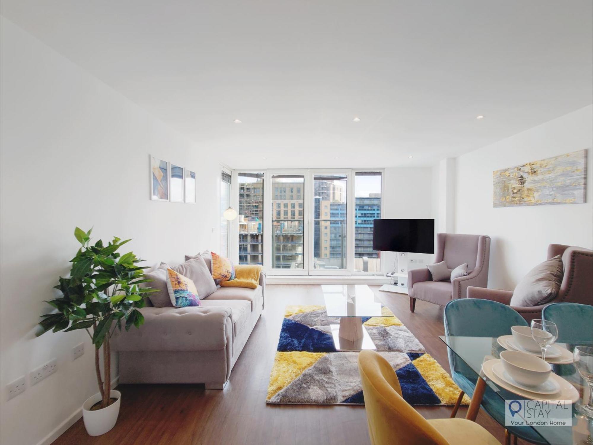 Deluxe Two Bed Apartment By London Excel & O2 Dış mekan fotoğraf