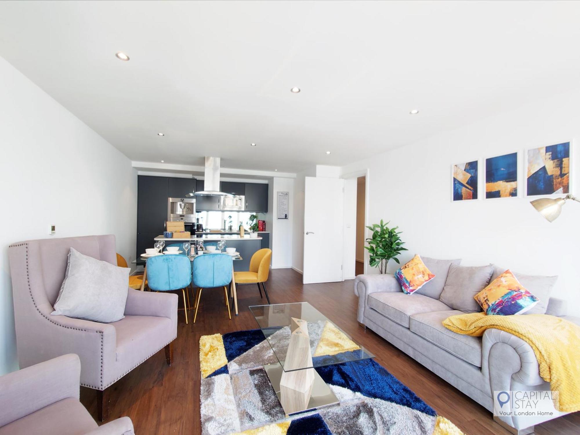 Deluxe Two Bed Apartment By London Excel & O2 Dış mekan fotoğraf